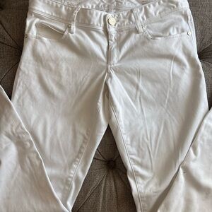 Lilly Pulitzer Worth skinny Jeans White Size 6 Cruise Resort Beach